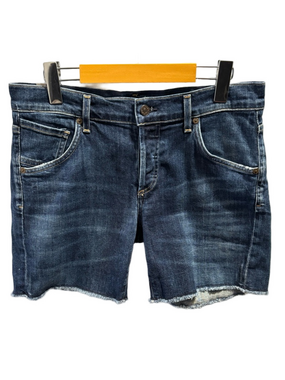 Citizens Of Humanity Denim Shorts 27 Distressed Cut Off High Rise Button Fly